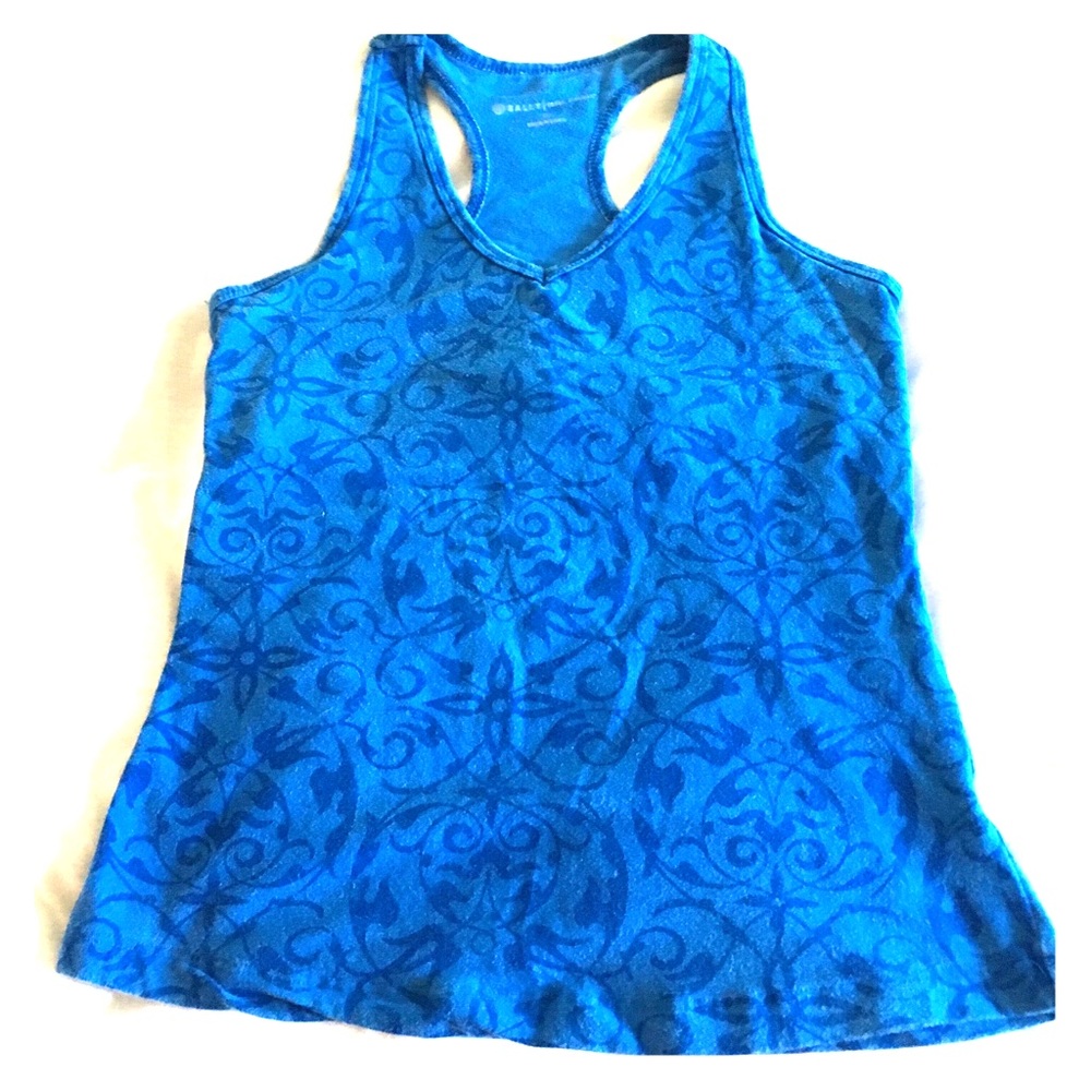 BALLY DAMASK PRINT WORKOUT TANK TOP - Picture 1 of 5